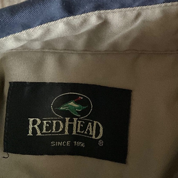 RedHead Mens Button Down Navy Shirt size Medium - Picture 2 of 8